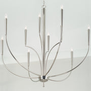 Capital Lighting 445901PN Holden Ten Light Chandelier, Polished Nickel Alternate Image 2.jpg