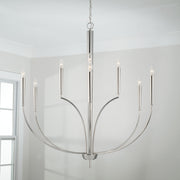 Capital Lighting 445901PN Holden Ten Light Chandelier, Polished Nickel Alternate Image 4.jpg