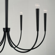 Capital Lighting 445961MB Holden Six Light Chandelier, Matte Black Alternate Image 2.jpg