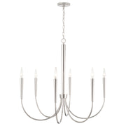 Capital Lighting 445961PN Holden Six Light Chandelier, Polished Nickel Alternate Image.jpg