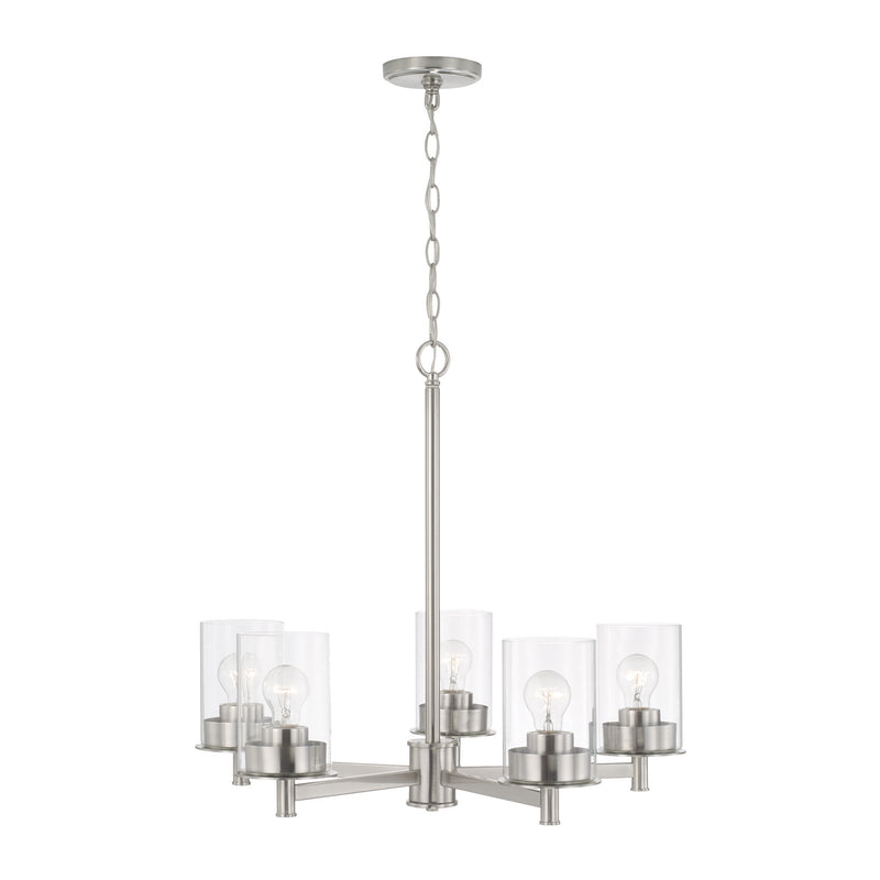 Capital Lighting 446851BN-532 Mason Five Light Chandelier, Brushed Nickel Alternate Image.jpg