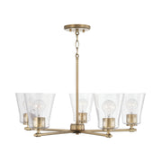 Capital Lighting 446951AD-533 Baker Five Light Chandelier, Aged Brass Alternate Image.jpg