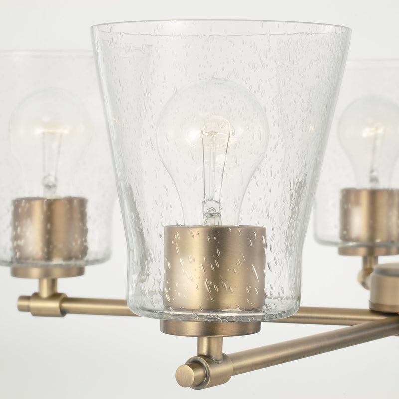 Capital Lighting 446951AD-533 Baker Five Light Chandelier, Aged Brass Alternate Image 2.jpg
