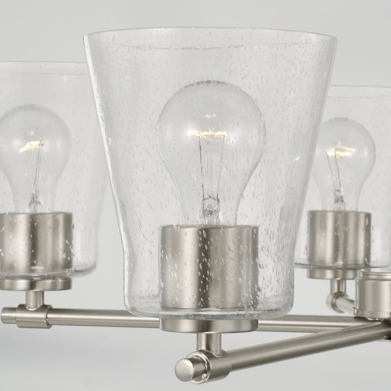 Capital Lighting 446951BN-533 Baker Five Light Chandelier, Brushed Nickel Alternate Image 2.jpg