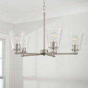 Capital Lighting 446951BN-533 Baker Five Light Chandelier, Brushed Nickel Alternate Image 3.jpg