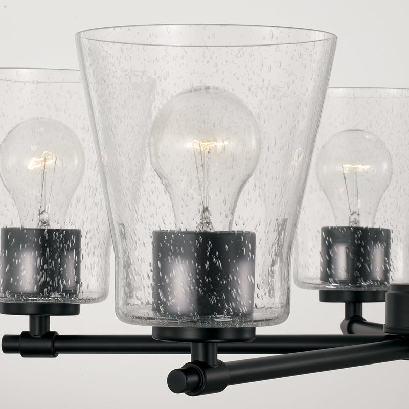 Capital Lighting 446951MB-533 Baker Five Light Chandelier, Matte Black Alternate Image 2.jpg