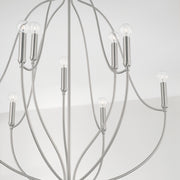 Capital Lighting 447091BN Madison Nine Light Chandelier, Brushed Nickel Alternate Image 2.jpg