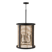 Capital Lighting 544041FK Rico Four Light Foyer Pendant, Flat Black Alternate Image.jpg