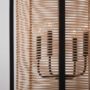 Capital Lighting 544041FK Rico Four Light Foyer Pendant, Flat Black Alternate Image 3.jpg