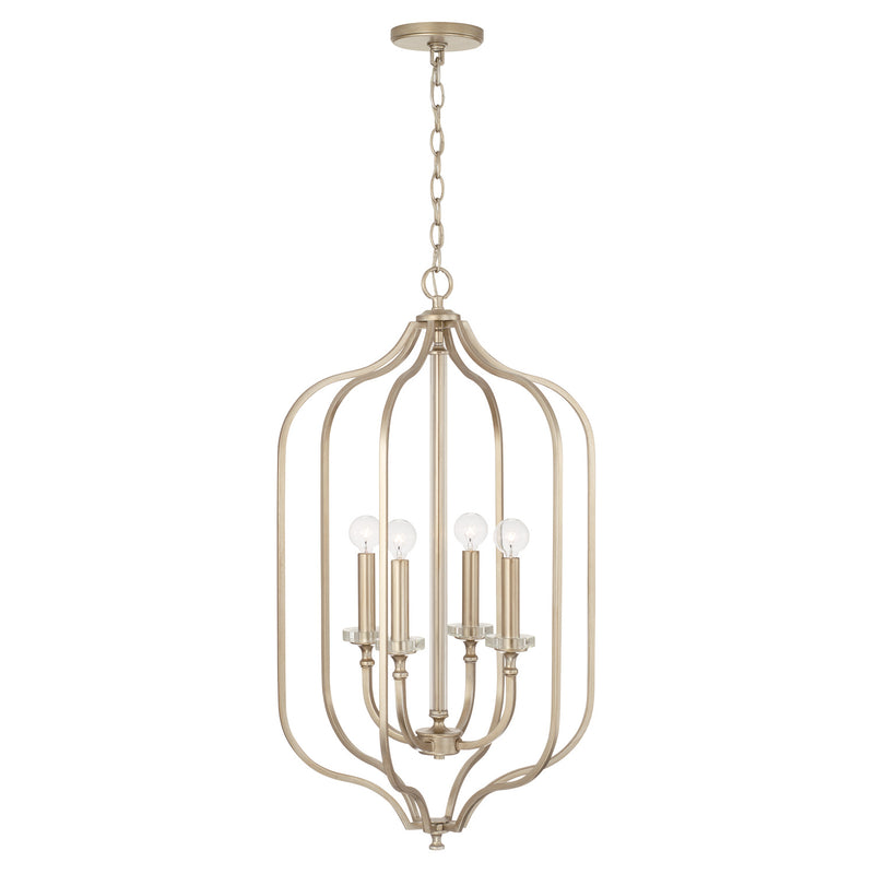Capital Lighting 544841BS Breigh Four Light Foyer Pendant, Brushed Champagne Alternate Image.jpg
