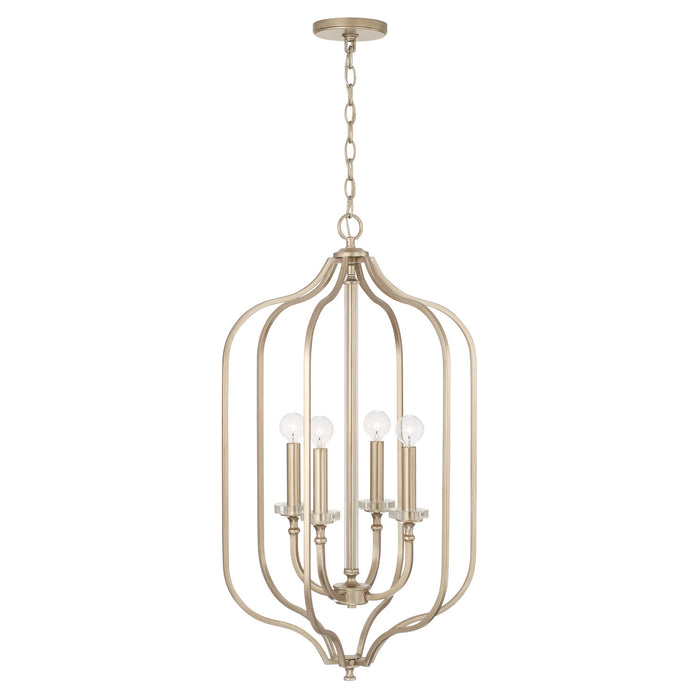 Capital Lighting 544841BS Breigh Four Light Foyer Pendant, Brushed Champagne Alternate Image.jpg