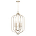 Capital Lighting 544841BS Breigh Four Light Foyer Pendant, Brushed Champagne Alternate Image.jpg