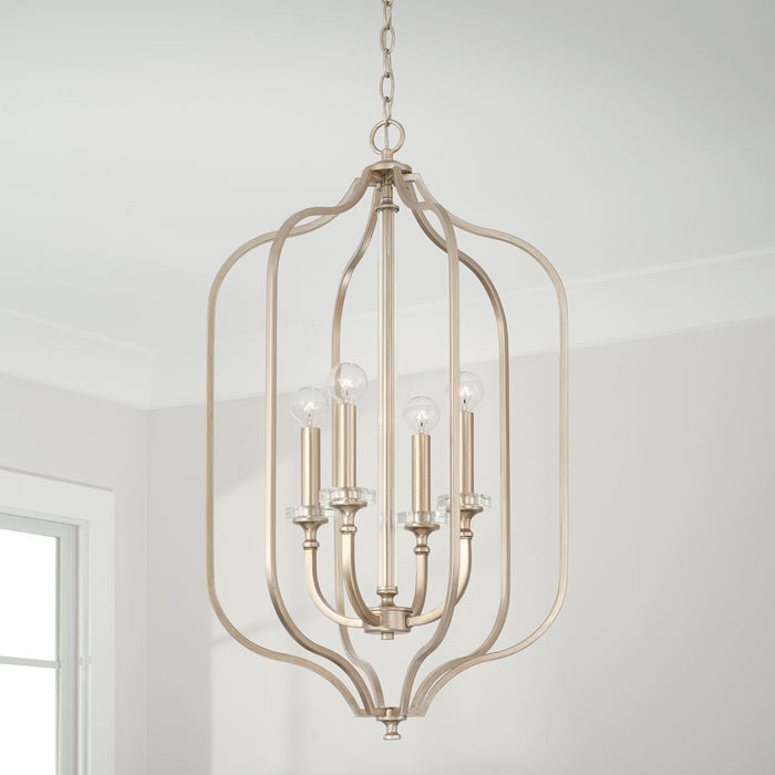 Capital Lighting 544841BS Breigh Four Light Foyer Pendant, Brushed Champagne Alternate Image 3.jpg