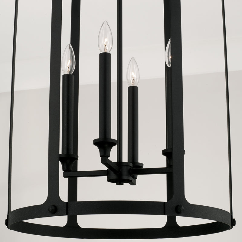 Capital Lighting 544941BI Brennen Four Light Foyer Pendant, Black Iron Alternate Image 2.jpg