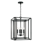 Capital Lighting 546041MB Lennon Four Light Foyer Pendant, Matte Black Alternate Image.jpg