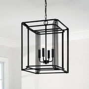 Capital Lighting 546041MB Lennon Four Light Foyer Pendant, Matte Black Alternate Image 4.jpg