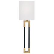 Capital Lighting 644711AB Bleeker One Light Wall Sconce, Aged Brass and Black Alternate Image 3.jpg