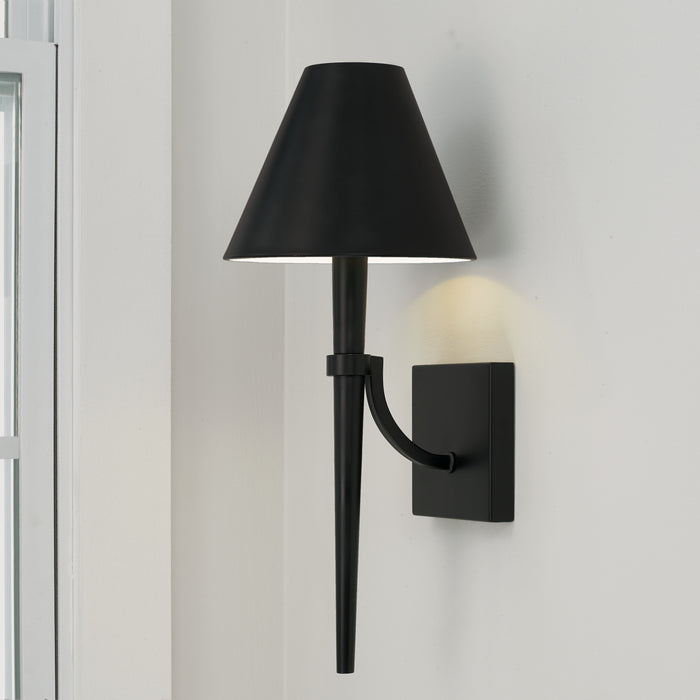 Capital Lighting 645911MB Holden One Light Wall Sconce, Matte Black Alternate Image 2.jpg