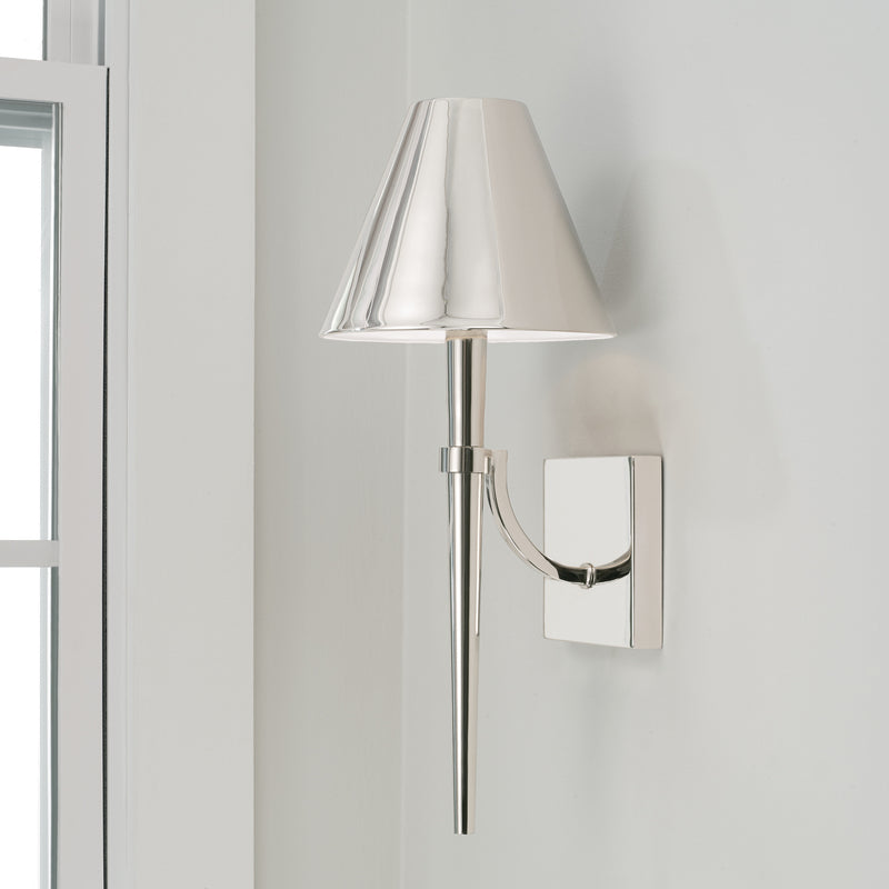 Capital Lighting 645911PN Holden One Light Wall Sconce, Polished Nickel Alternate Image 2.jpg