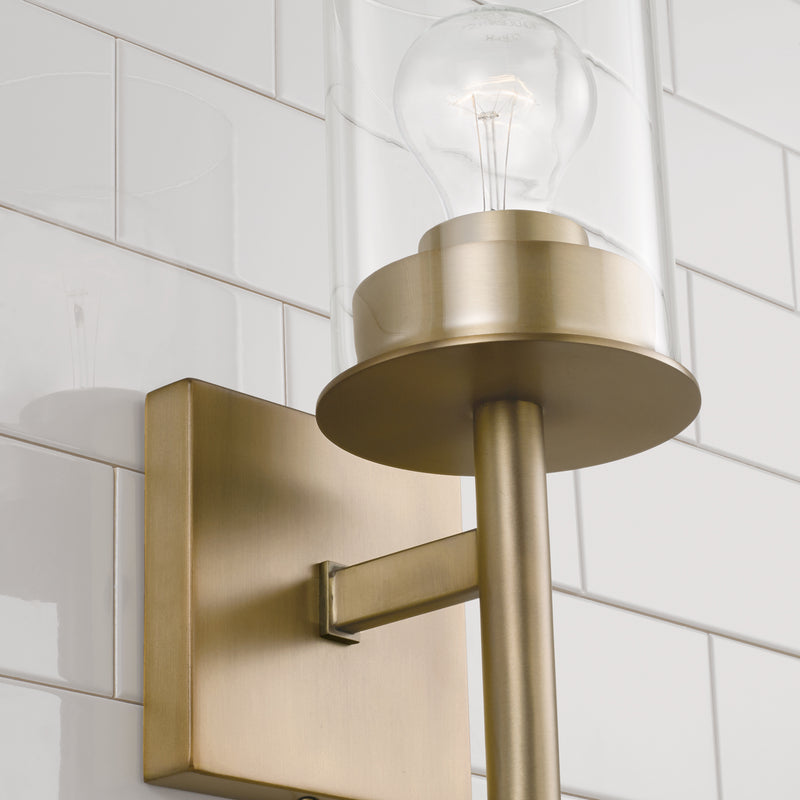Capital Lighting 646811AD-532 Mason One Light Wall Sconce, Aged Brass Alternate Image.jpg