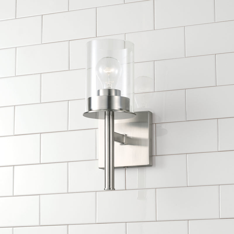 Capital Lighting 646811BN-532 Mason One Light Wall Sconce, Brushed Nickel Alternate Image 2.jpg