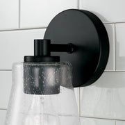 Capital Lighting 646911MB-533 Baker One Light Wall Sconce, Matte Black Alternate Image.jpg