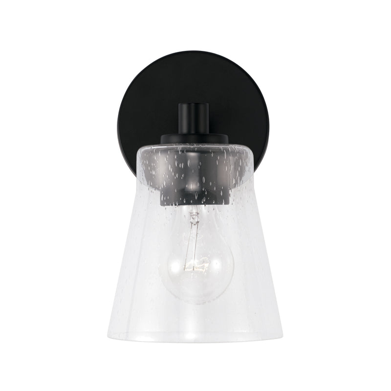 Capital Lighting 646911MB-533 Baker One Light Wall Sconce, Matte Black Alternate Image 3.jpg