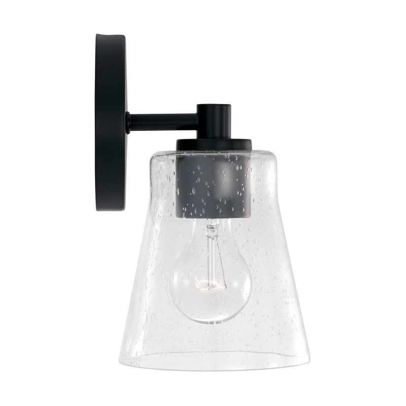 Capital Lighting 646911MB-533 Baker One Light Wall Sconce, Matte Black Alternate Image 4.jpg