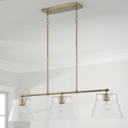 Capital Lighting 846931AD Baker Three Light Island Pendant, Aged Brass Alternate Image 2.jpg