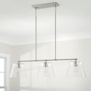 Capital Lighting 846931BN Baker Three Light Island Pendant, Brushed Nickel Alternate Image 2.jpg