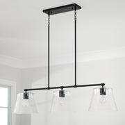 Capital Lighting 846931MB Baker Three Light Island Pendant, Matte Black Alternate Image 2.jpg