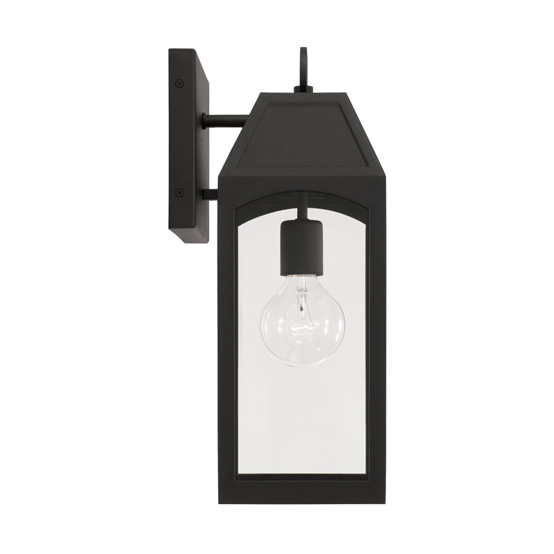 Capital Lighting 946311BK Burton One Light Outdoor Wall Lantern, Black Alternate Image 4.jpg
