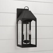 Capital Lighting 946321BK Burton Two Light Outdoor Wall Lantern, Black Alternate Image 2.jpg