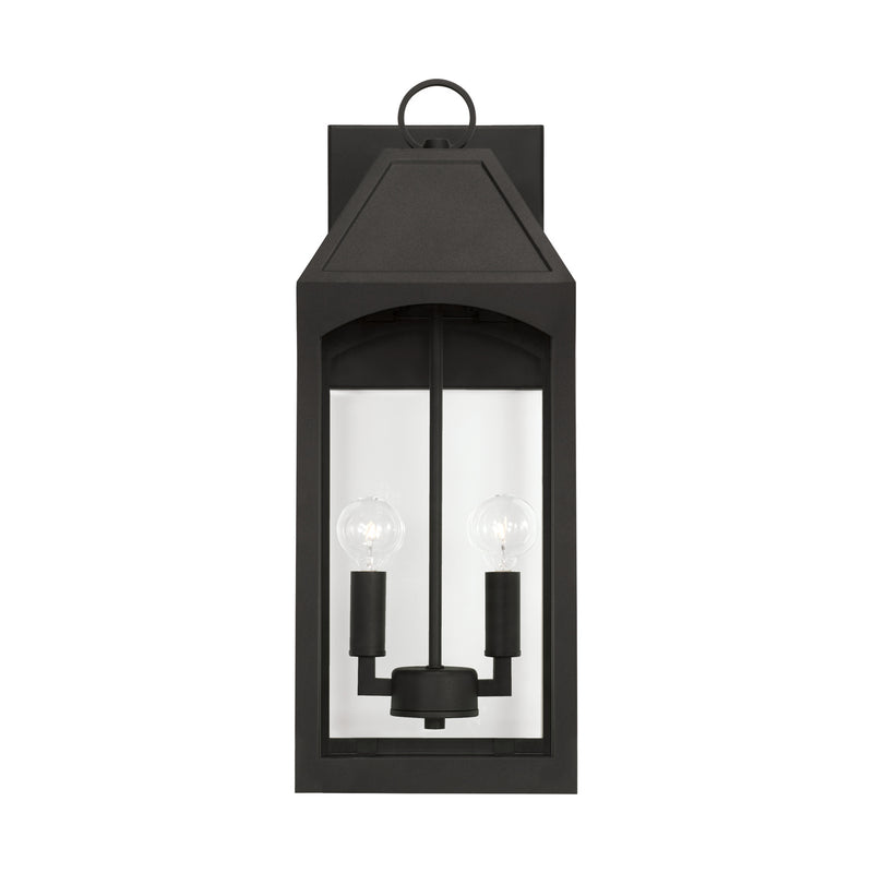 Capital Lighting 946321BK Burton Two Light Outdoor Wall Lantern, Black Alternate Image 3.jpg