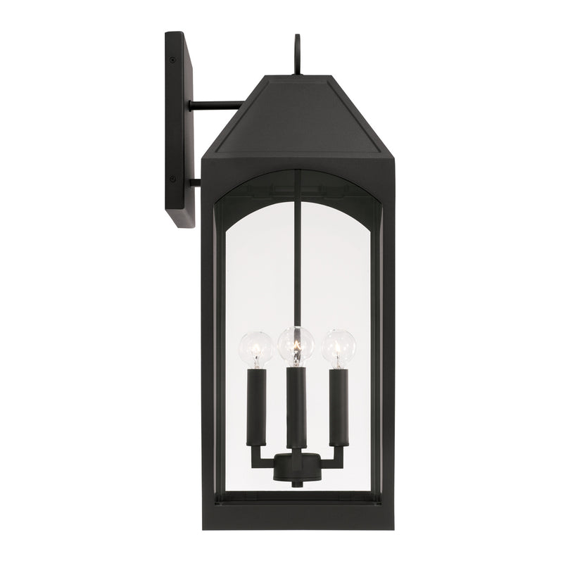 Capital Lighting 946341BK Burton Four Light Outdoor Wall Lantern, Black Alternate Image 4.jpg