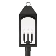 Capital Lighting 946343BK Burton Four Light Outdoor Post Lantern, Black Alternate Image 3.jpg