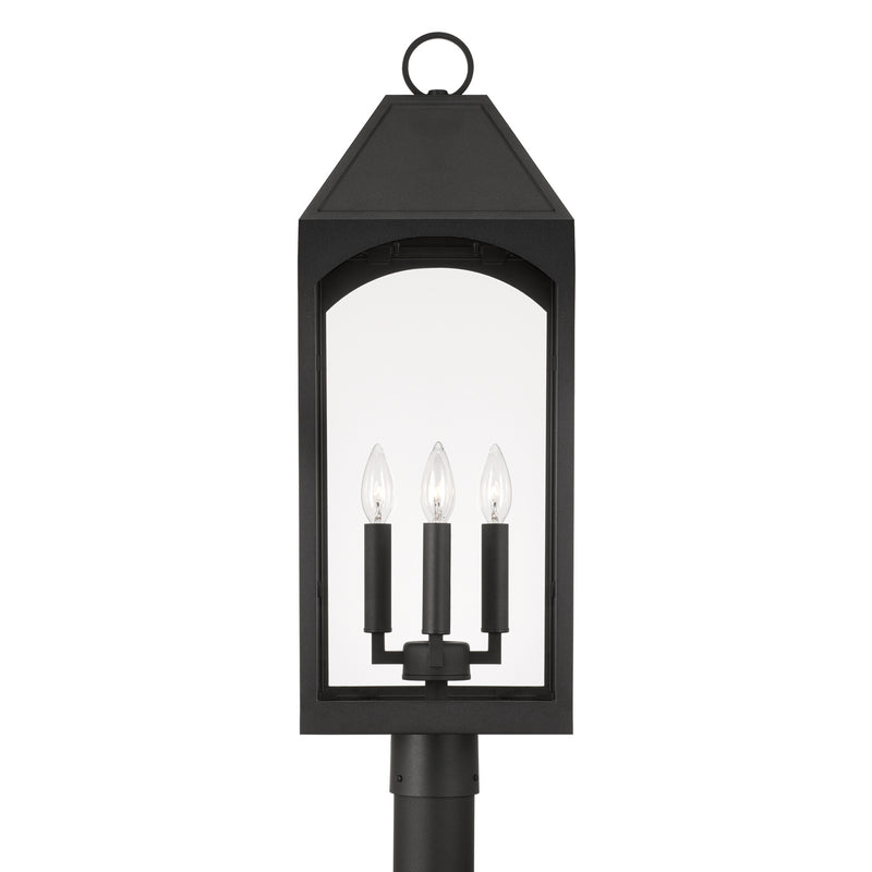 Capital Lighting 946343BK Burton Four Light Outdoor Post Lantern, Black Alternate Image 3.jpg