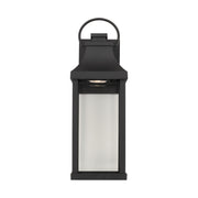 Capital Lighting 946411BK-GL Bradford One Light Outdoor Wall Lantern, Black Alternate Image 3.jpg