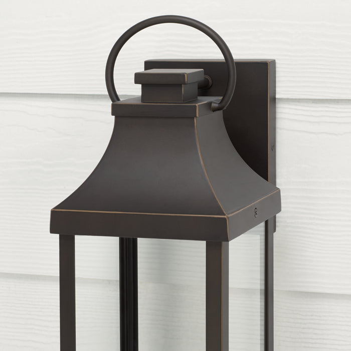 Capital Lighting 946411OZ-GL Bradford One Light Outdoor Wall Lantern, Oiled Bronze Alternate Image.jpg