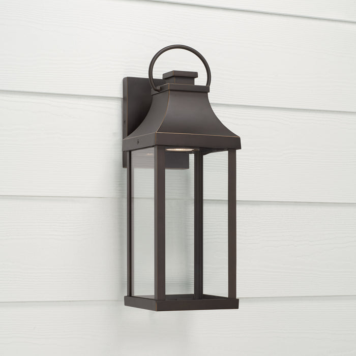 Capital Lighting 946411OZ-GL Bradford One Light Outdoor Wall Lantern, Oiled Bronze Alternate Image 2.jpg