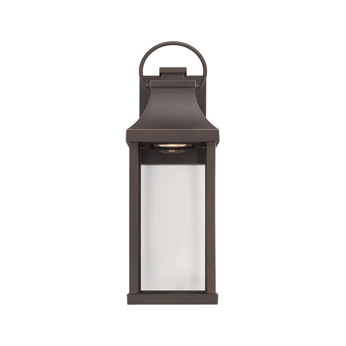 Capital Lighting 946411OZ-GL Bradford One Light Outdoor Wall Lantern, Oiled Bronze Alternate Image 3.jpg