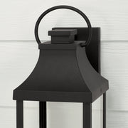 Capital Lighting 946421BK-GL Bradford One Light Outdoor Wall Lantern, Black Alternate Image.jpg