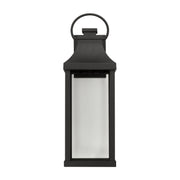 Capital Lighting 946421BK-GL Bradford One Light Outdoor Wall Lantern, Black Alternate Image 3.jpg