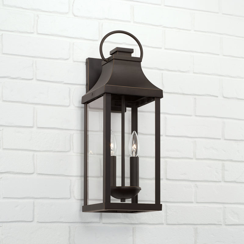 Capital Lighting 946421OZ Bradford Two Light Outdoor Wall Lantern, Oiled Bronze Alternate Image 2.jpg