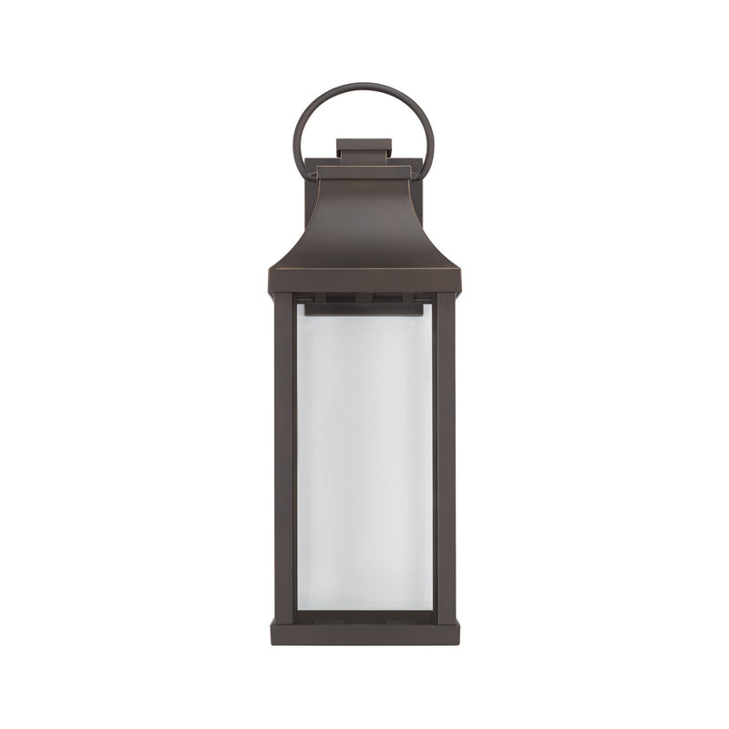 Capital Lighting 946421OZ-GL Bradford One Light Outdoor Wall Lantern, Oiled Bronze Alternate Image 3.jpg