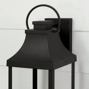Capital Lighting 946431BK-GL Bradford One Light Outdoor Wall Lantern, Black Alternate Image.jpg