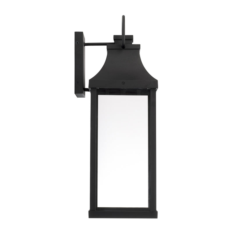 Capital Lighting 946431BK-GL Bradford One Light Outdoor Wall Lantern, Black Alternate Image 4.jpg