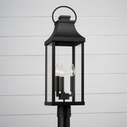 Capital Lighting 946432BK Bradford Three Light Outdoor Post Lantern, Black Alternate Image 2.jpg