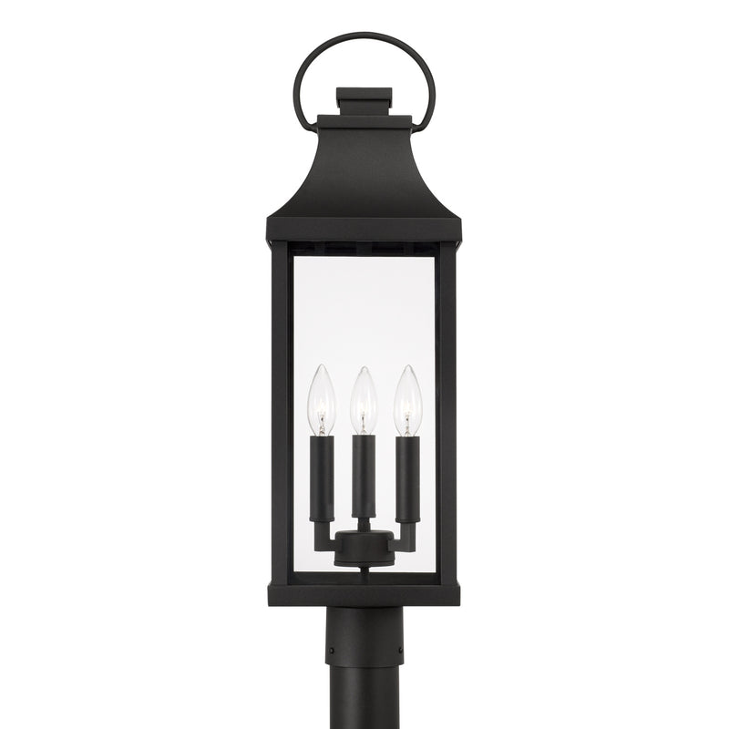 Capital Lighting 946432BK Bradford Three Light Outdoor Post Lantern, Black Alternate Image 3.jpg