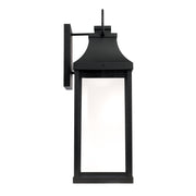 Capital Lighting 946441BK-GL Bradford One Light Outdoor Wall Lantern, Black Alternate Image 4.jpg